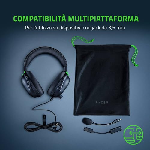 BlackShark V2 - Cuffie Cablate Multipiattaperma da Esports con Scheda Audio USB (Driver TriForce in Titanio da 50 mm, Microfono Cardioide HyperClear con Scheda Audio USB) Edizione Speciale - Cuffia gaming - Immagine 6