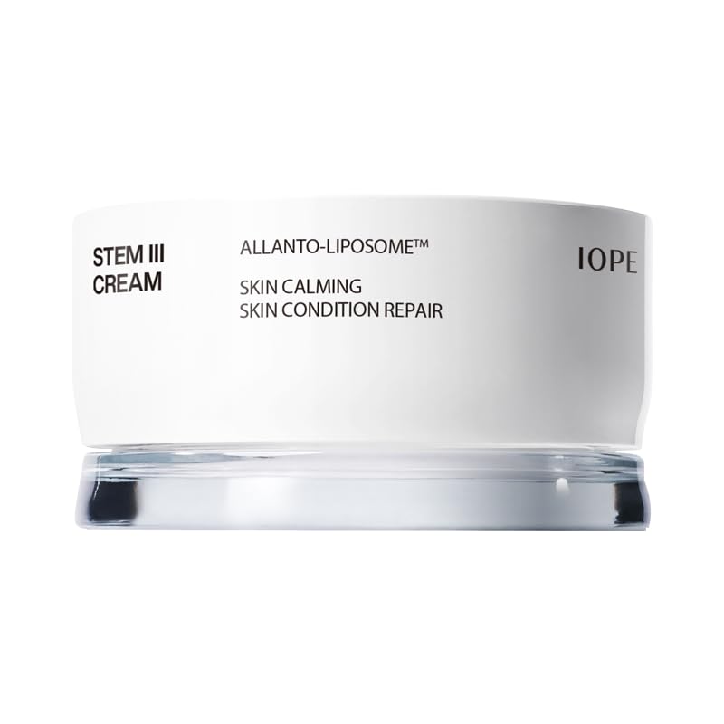 IOPE STEM III Korean Intensive Moisturizer – Antiaging Face Cream with Niacinamide, Dermatologically Tested Skin Barrier Repair with peptide, Korean Timeless Skin Care, Wrinkle Care