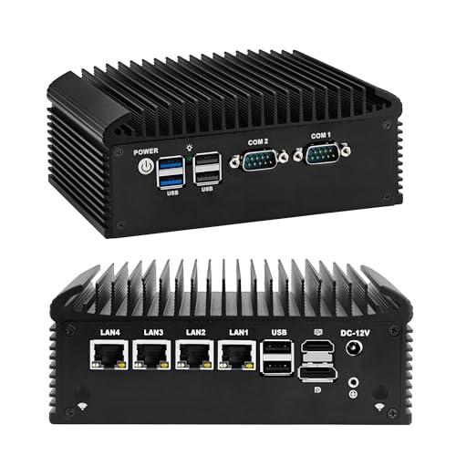 Energy Efficient N150 CPU: The multi-port mini PC, powered by the N150 processor, 4C/4T, up to 3.6GHz, TDP 6W, with perfect balance for a home firewall. Engineered for 24/7 reliability, this low-power quad-core delivers the perfect balance of performance and efficiency for gigabit+ routing and firewall security, thanks to AES-NI. It's cost-effective foundation for OPNsense or Linux