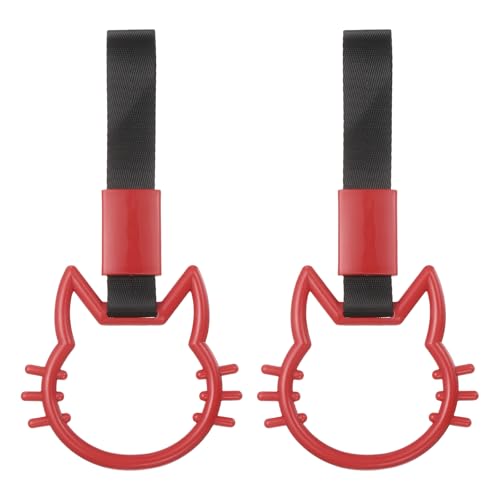 Handle Straps, 2 Pcs Car Rear Bumper Warning Ring Cars Hand 