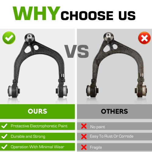 Tadamark Front Upper & Lower Control Arms With Ball Joints Suspension Kit Fit For 2011 - 2017 Chrysler 300 Dodge Challenger 2011-2016 Dodge Charger - 14Pcs #TOP2