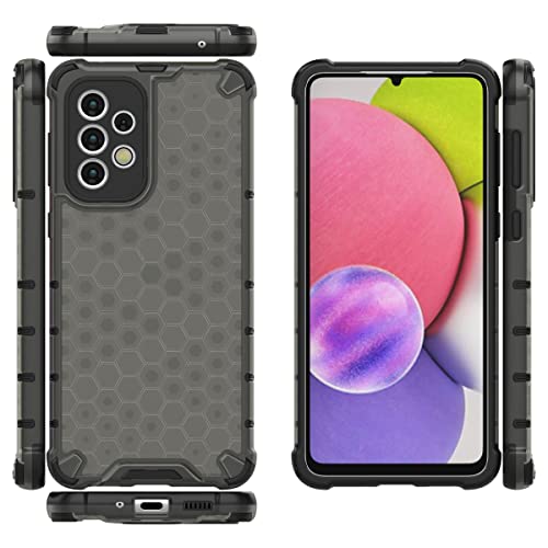 Image of Glasgow | for Samsung Galaxy A33 5G Stylish Look Pattern Back Case Cover for Samsung Galaxy A33 5G - Black