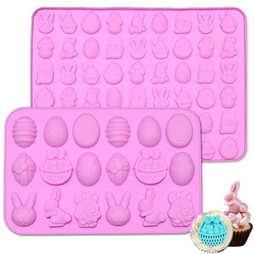 AEYAKA Moule Tablette Chocolat, 2 Pièces, Silicone, Idéal pour Barres de Bonbons, Cires Fondues,...