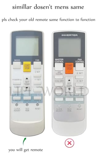 Image of LipiWorld AC Remote Control (Old Exactly Same Will Only Work) Compatible for O General AC VE-107