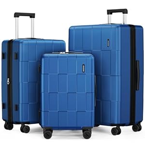 SHOWKOO Luggage Sets 3 Piece Hardsi...