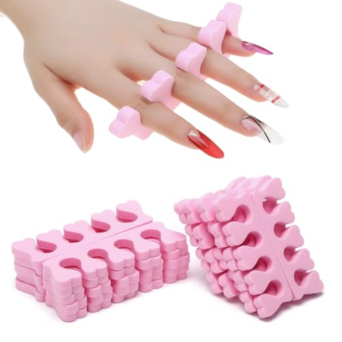 20 Pcs Toe Separators Soft Foam Sponge Toe Separators Foam Sponge Toe Separators Finger Dividers Toenail Polish Painting Pedicure Sponge Separator Spreaders Dividers Pedicure Tools for Nail