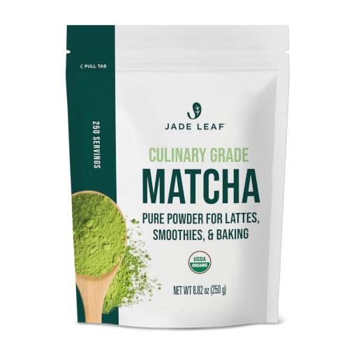 Image of Jade Leaf Matcha Powder, Organic Culinary Grade, 250g / 8.8oz