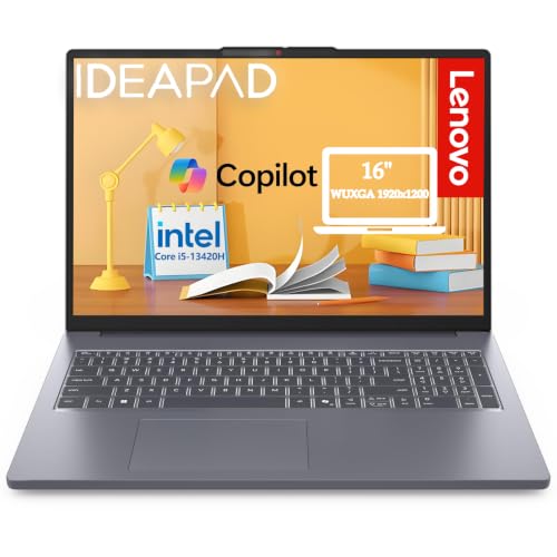 Image of Lenovo 16 2026 FHD AI Copilot i5-13420H Business Laptop 40GB DDR5 1TB SSD | Office 365 WiFi 6 Bluetooth 5.2 Windows 11 Home Grey - Home Office Study Video Editing Remote Work