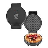 Hukën x MasterChef | Wafflera Belga Eléctrica Flash Cook Redonda | Calentamiento Rápido y Uniforme | Temperatura...