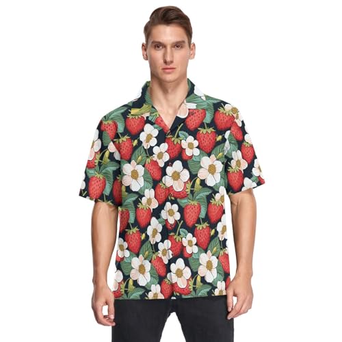 Chemise hawaïenne homme motif floral vêtement de plage décontracté été manches courtes XXL