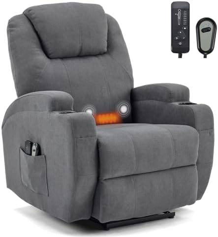 Fauteuil Électrique Relax, Fauteuil de Relaxation avec Fonction M...
