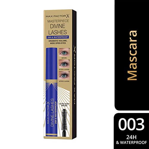 Max Factor Divine Lashes - Máscara de pestañas, tono 001 negro - imagen 12