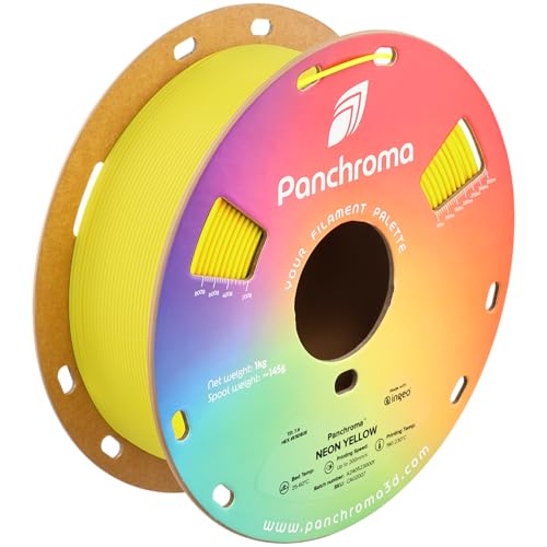 Polymaker Panchroma Neon PLA Filament 1.75mm Yellow, 1.75 Neon Yellow PLA 3D...