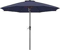 Vista 18 de ABCCANOPY Sombrilla de patio al aire libre de 7.5 pies, sombrilla de mesa con protección UV con manivela para una fácil instalación, adecuada