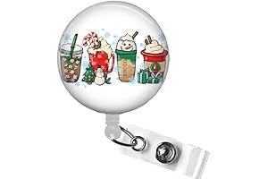 Christmas Lanyard, Teacher Christmas Gifts, Cute Badge Reel