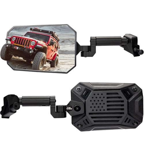 JOYTUTUS Mirrors Doors Off Compatible With 2018-2023 Wrangler JL/JLU & Gladiator JT