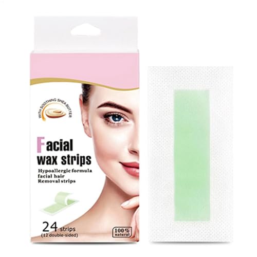 Generisch Gesichtswachsstreifen – 24 Stück