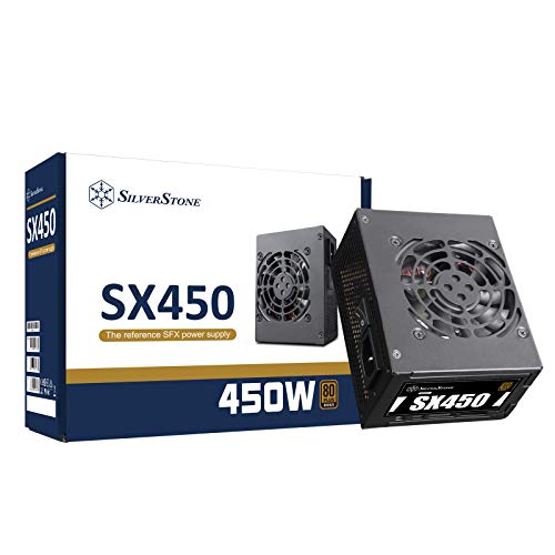 Silverstone SST-SX450-B - Serie SFX, Fuente de alimentación PC 450W 80 Plus Bronce, Baja sonoridad 80mm