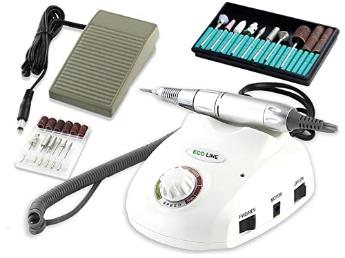 Pediküre Set 43 Tlg Profi Fräser Fußpflege & Maniküre Schleif Gerät 80548642 Hornhautentferner Elektrisch