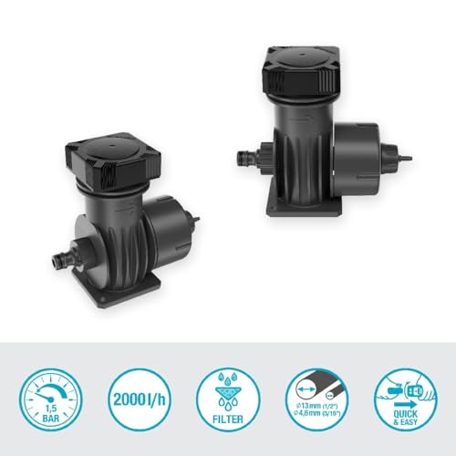 Gardena Micro-Drip-System Master Unit 2000: Starting unit for the automatic irrigation system reduces pressure and filters the water - Image 3