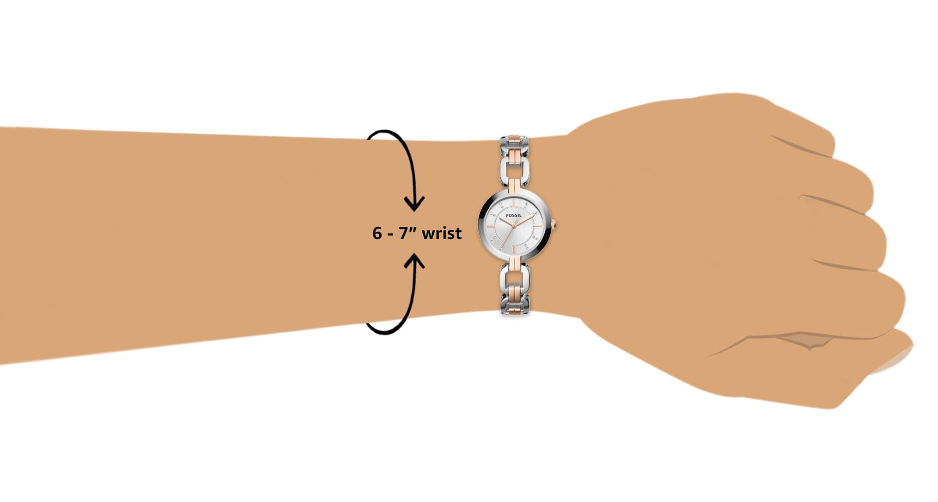Fossil Womens Kerrigan Quartz Stainless Steel Dress Quartz Watch product thumbnail 6