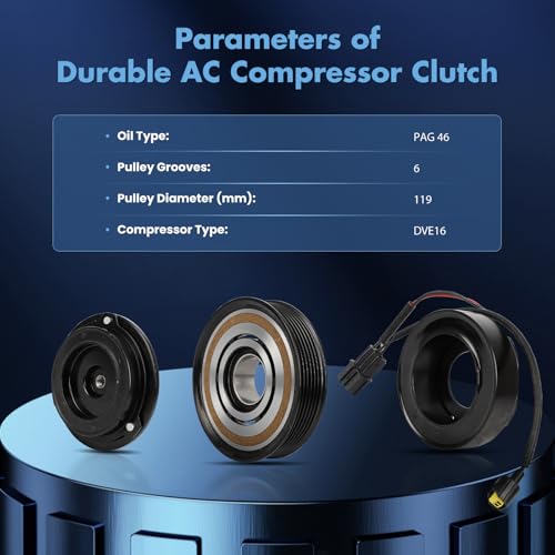 Image of ECCPP AC Compressor Clutch for Hyundai Tucson 2.0L