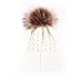 Oenbopo Baby Winter Warm Knit Hat Infant Toddler Kid Crochet Fur Hat Beanie Cap