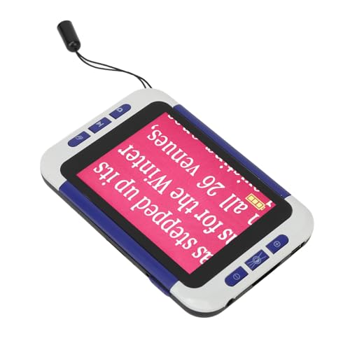Lupa de vídeo Digital portátil con 26 Modos de Color y ayudas electrónicas para la Lectura (visión de Cerca y de lejos), Aumento de 2 a 32x.