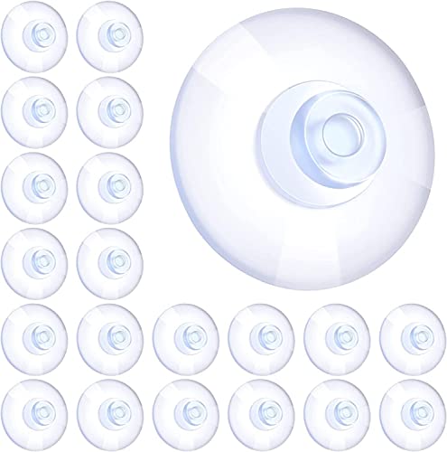 20 Stück Saugnäpfe Für Fenster Haken Mit Saugnapf Durchsichtige Kunststoff Saugnapf Durchsichtige Saugnäpfe Fenster Saugnapf Haken Saugnäpfe Stark Fensterbefestigung,20mm Cover