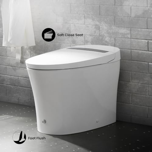 Image of Swiss Madison Hugo Smart Toilet, Touchless Vortex Dual-Flush 1.1 /1.6 gpf Tankless Toilets for Bathroom