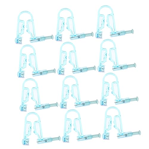 Beavorty 12pcs Disposable Ear Piercing Kit Self Ear Piercing Tools Safe Easy to Use Mechanical Design No