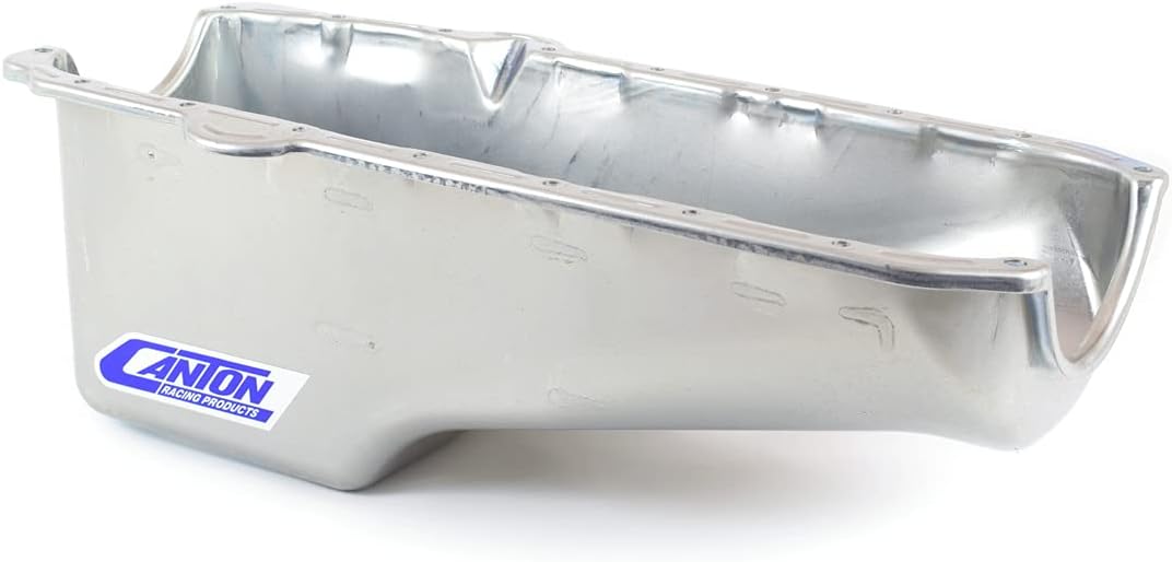 Canton Racing Products 15-010 Oil Pan (Small Block Chevy Stock Appearing Crate Engine Pan)