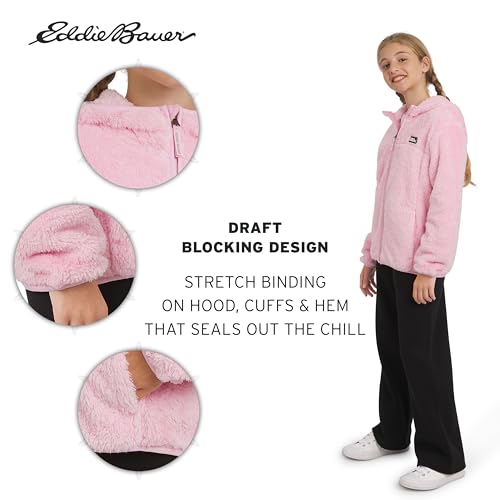 Eddie Bauer Kids' Quest Plush High Pile Faux Sherpa Hooded Jacket3