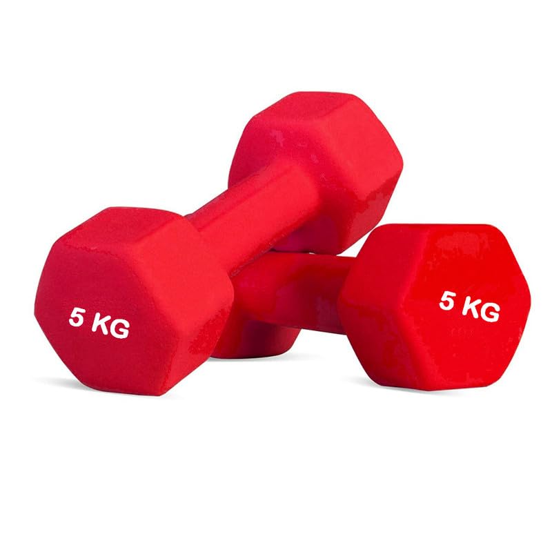 Cast Iron Dumbbell Set Neoprene Coated Weights for Men & Women Durable Strength Training Equipment for Home Gym & Floor Protection-image-42