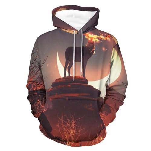 Sweatshirt pull pour homme femme contre le vent et le froid S