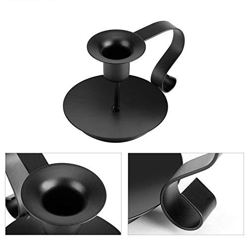 image for Printemps Candlestick Holders Black Candle Holder,Wrought Iron Taper C