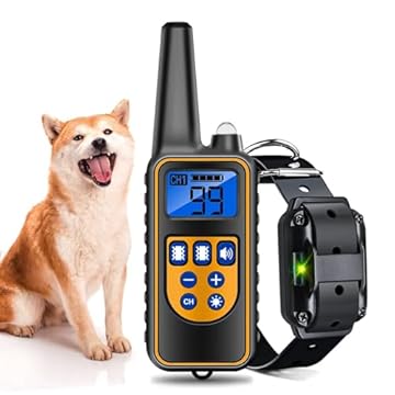 Colar Coleira Treinamento para Pet controle remoto impermeável recarregável eletrônico