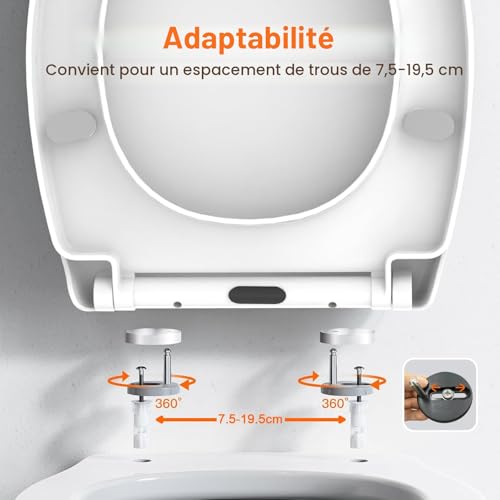 Abattant WC universel frein de chute – Dongguanshi