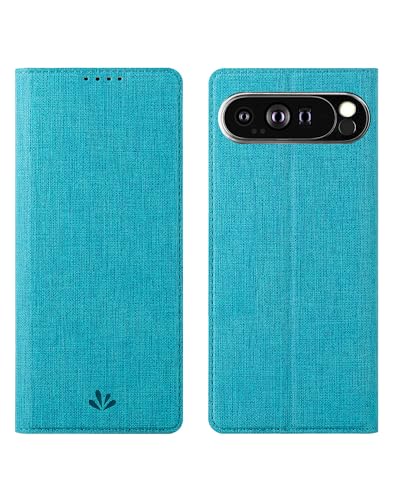 Housse Google Pixel 9 Pro XL Foluu en cuir avec support vidéo pour vos trajets