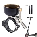 ☃Son : écoutez le son fort et de notre sonnette de vélo, vous assurant d'être visible et en sécurité sur la route grâce à son anneau clair et net, garantissant une sécurité et une visibilité optimales pour les cyclistes.