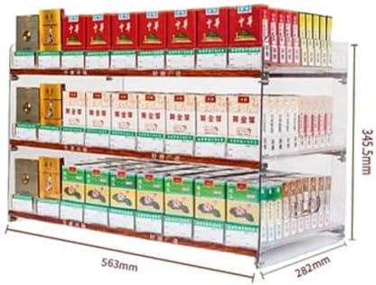 Multifunctional Automatic Cigarette Pusher Shelf for Market Store Retail，Convenience Store Cigarette Shelf Cigarettes Organiser Holder, Auto Cigarette Pusher Cigarette Display Holder, Superm