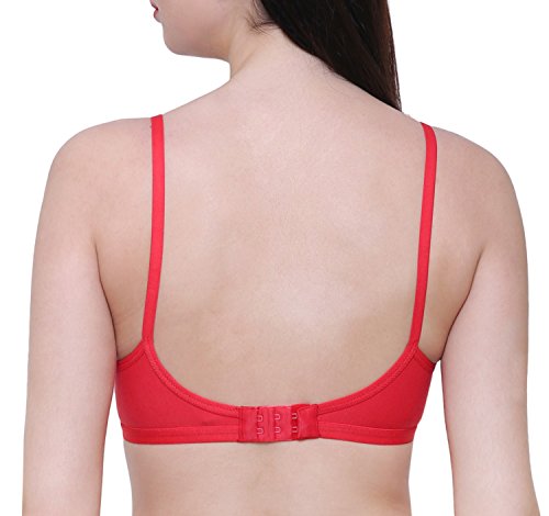 Image of INNER TOUCH Women's Cotton Non-Padded Bra (Pack of 3)