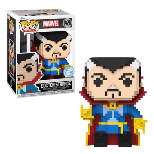 Funko Pop! Marvel: 8-bit - Dr. Doctor Strange - Marvel Comics - Cómics Marvel - Figura de Vinilo Coleccionable - Idea de Regalo- Mercancia Oficial - Juguetes para Niños y Adultos - Comic Books Fans