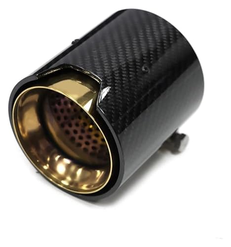 Tubo de escape para coche BMW G20 G21 320d 320i recambio de puntas en fibra de carbono plateado
