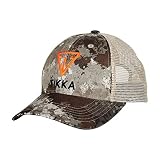 Beretta Men's High-Performance Hunting Camo Structured Cotton Twill Front Trucker Mesh Back Cap with Tikka Logo, Alpine Veil