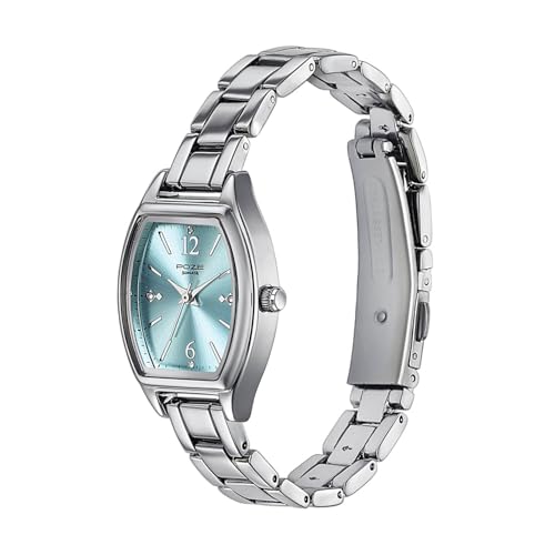 Image of Sonata Poze 8 Quartz Analog with Blue Dial IPS Stainless Steel Strap Watch for Women - SP80166SM01W