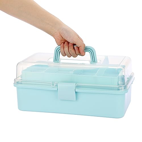 IGNPION 3 Layer Craft Stackable Storage Box 7-compartment Mulit Purpose Dividers Storage Container for Storing&Organising Toys - Image 4