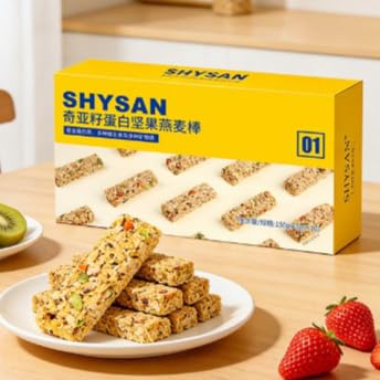Barra de proteína de avena con semillas de chía y nueces miniatura 2