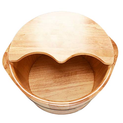 Spa de pies en barril de madera para adultos miniatura 4
