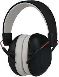 Protetor Auricular Infantil, Abafador de Ruído para Autismo, TDHA Material POM e ABS, 11,5x12cm, Com Espuma, Para Crianças e Adolescentes até 16 Anos